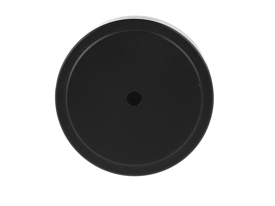 Pies de aluminio para amplificador de audio CHABERLU, color negro.