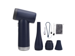 Soplador de polvo portátil inalámbrico de 4 W y 4 velocidades - Azul