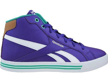 Zapatillas REEBOK Royal Comp Mid Syn Niños (34.5 - Blanco y Azul)