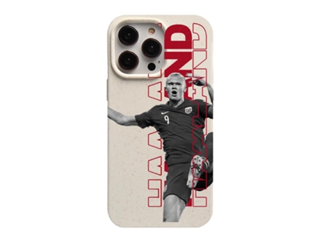 Funda Móvil Oficial Norges Fotballforbund Compostable Base para iPhone 14 Pro PHONECASES3D Blanco