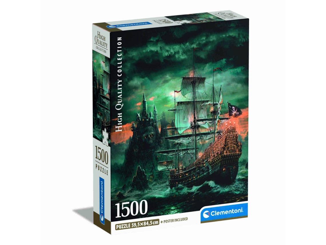 Puzzle El Barco Pirata 1500 Piezas Clementoni