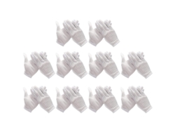 Guantes De Trabajo Antiestáticos Para Reparación Electrónica, Con Ribete Rojo.