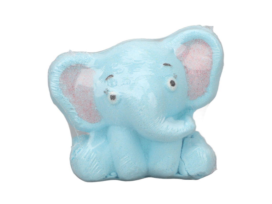 Bolitas de sales de baño con forma de elefante, con enebro y manzanilla, para hidratar y limpiar la piel.