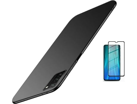Kit Carcasa y Protector Xiaomi Redmi 9T Full Cover Turtleshell Negro
