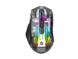 Ratón inalámbrico para juegos Yizhood BM530, compatible con Bluetooth, recargable, silencioso, USB, RGB, color negro