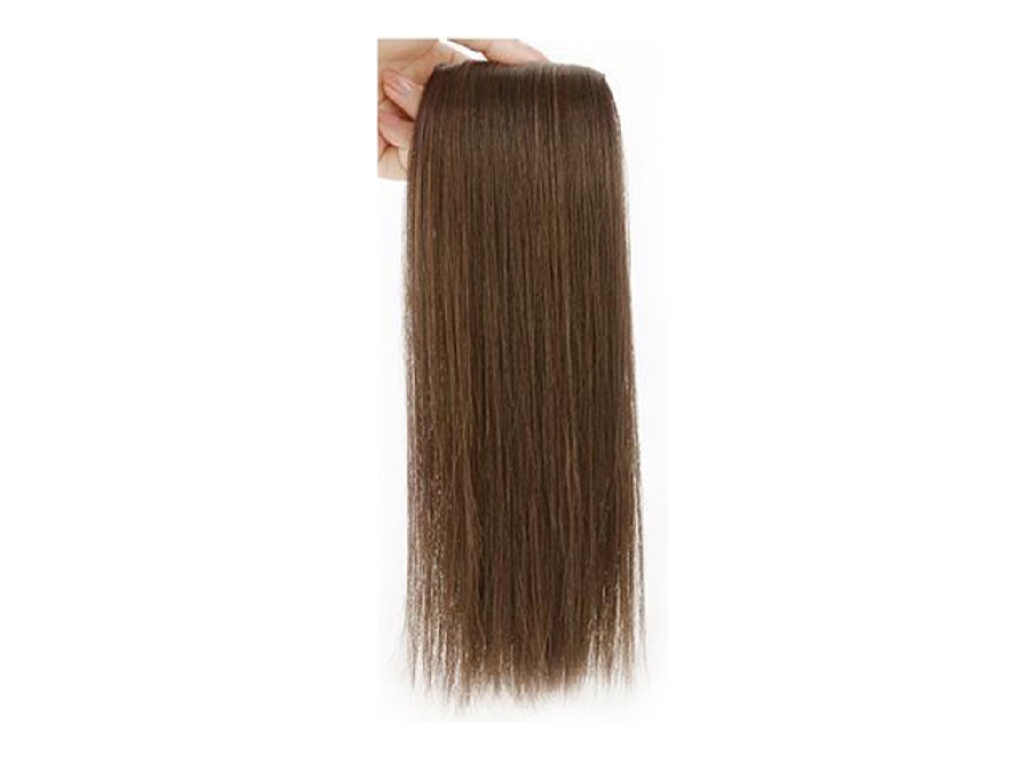 Protector De Cabello Sintético Para Mujer Para Aumentar El Volumen, 30 Cm, Marrón Y Negro, Ideal Para Fiestas.