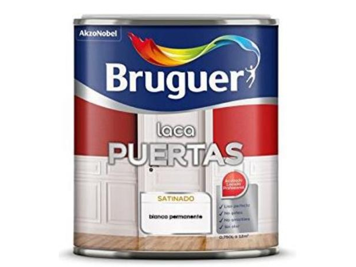 Pintura laca puertas blanco permanente 2.5l lata 2.5l