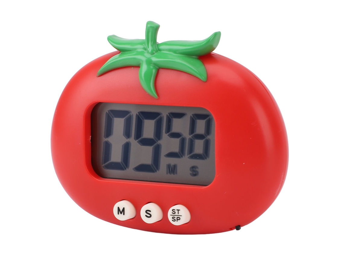 Temporizador Digital Infantil Con Alarma Fuerte Lindo Temporizador De Tomate Magnético Electrónico Para Aprendizaje Y Cocina