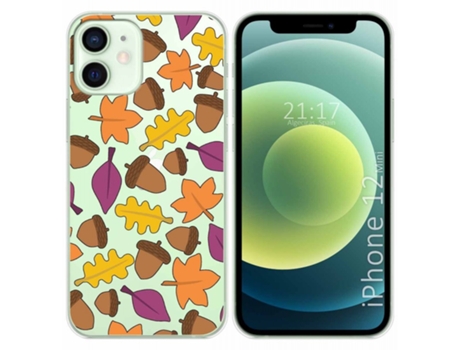 Carcasa iPhone 12 Mini (5.4) TUMUNDOSMARTPHONE Dibujos Transparente Multicolor