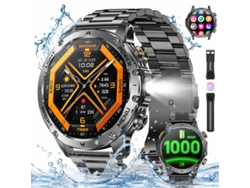 Smartwatch Ak87 (1000 Mah - Ip68 - Linterna - Llamadas Bluetooth - Negro)