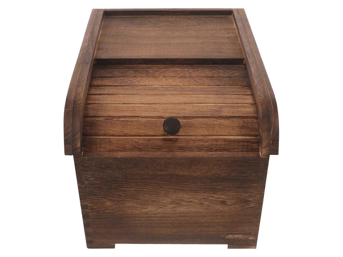 Recipiente Para Almacenamiento De Arroz Caja De Arroz De Madera Recipiente Multiuso Para Almacenamiento De Alimentos Webake