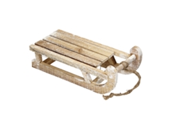 Natal Decorativo Natalium Madera Castaña Natural Con Led Blanco Caliente 315 Cm