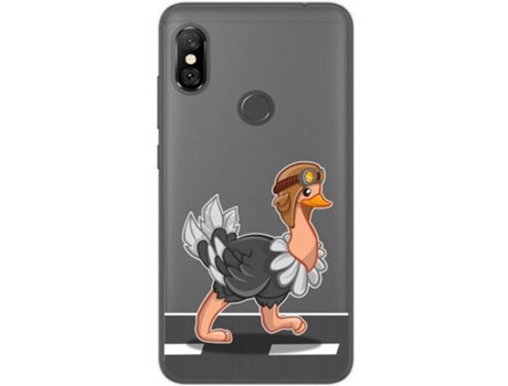 Carcasa Xiaomi Redmi Note 6 Pro TUMUNDOSMARTPHONE Avestruz Multicolor