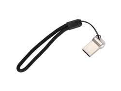 Memoria Usb Mini Metal Iluminada De Alta Velocidad, Pendrive Portátil Con Llavero 16g