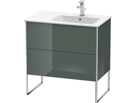 DURAVIT XSquare Vanity unit vertical 81.0 x 47.8 cm, 2 cajones, para lavabo ME de Starck 234683, bol a la derecha