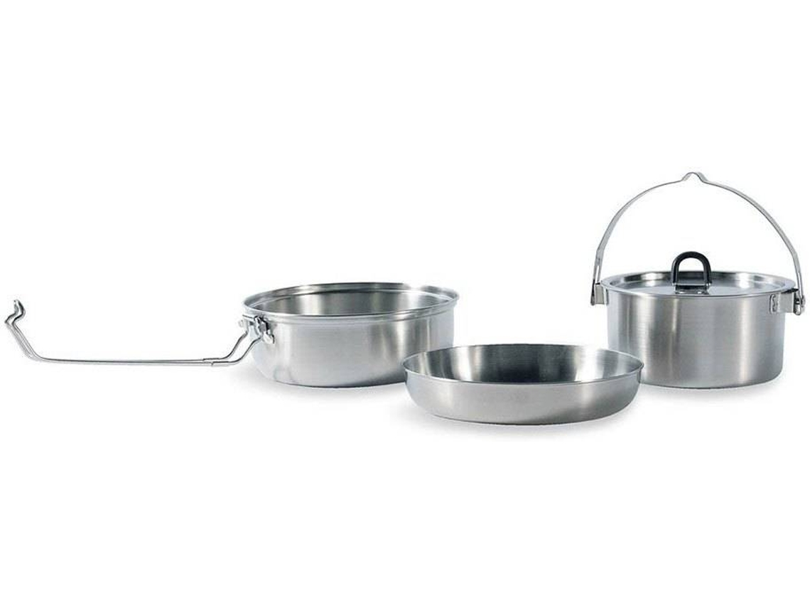 Olla para Camping TATONKA Camp Set Large (Acero inoxidable - 17,3 x 6 cm)