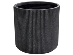 Maceta de fibra arcilla ⌀ 37 cm gris BELIANI Oreoi