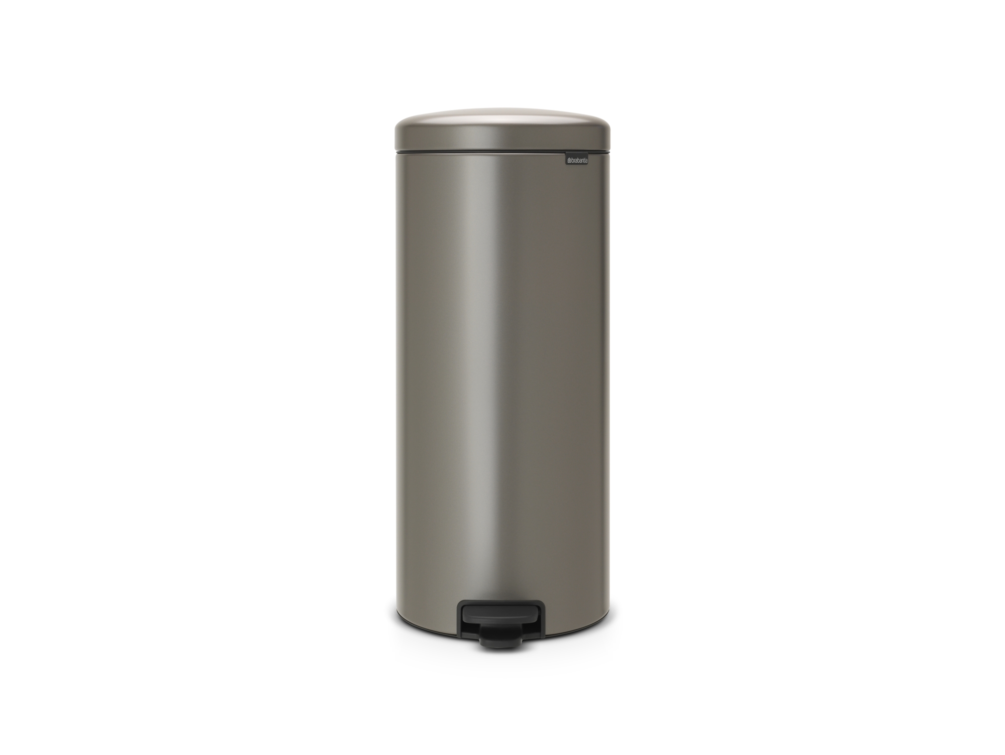 Cubo de Basura BRABANTIA Newicon (30 l - Plateado)