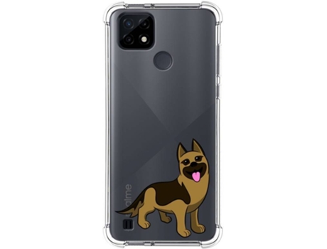 Carcasa Realme C21 TUMUNDOSMARTPHONE Dibujos Antigolpes Perros 03 Multicolor