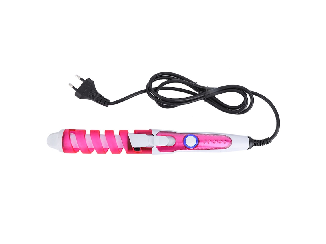 Plancha De Rizado Automática De Cerámica Para Cabello, Herramienta De Peinado Rosa