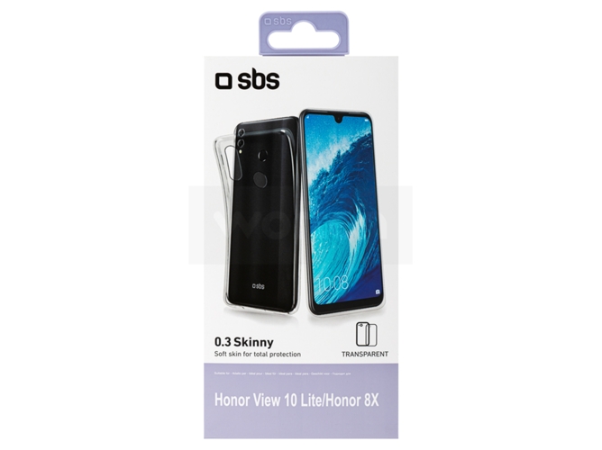 Funda Honor 8X SBS Skinny Transparente