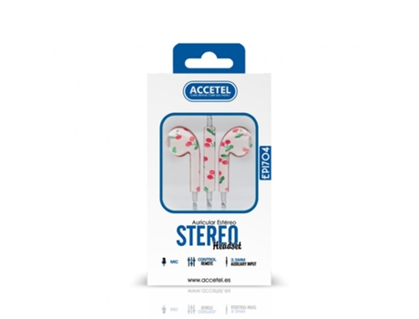Auriculares Con Cable ACCETEL Ep1704 (Rosa)