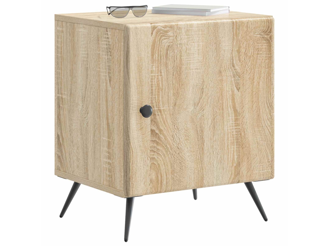 Maison Exclusive - Armario De Noche 2 Pcs Roble Sonoma 43 X 34,5 X 50 Cm