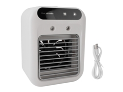 Ventilador USB portátil con refrigeración y humidificación.