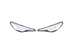 Exquisita lámpara de capó transparente e impermeable para Changan Eado Plus