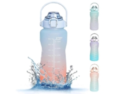 Botella Con Er, Botellas De 2l Con Pajita Bpa, Botellas Deportivas De 2l Con Fugas Xh Rosewell