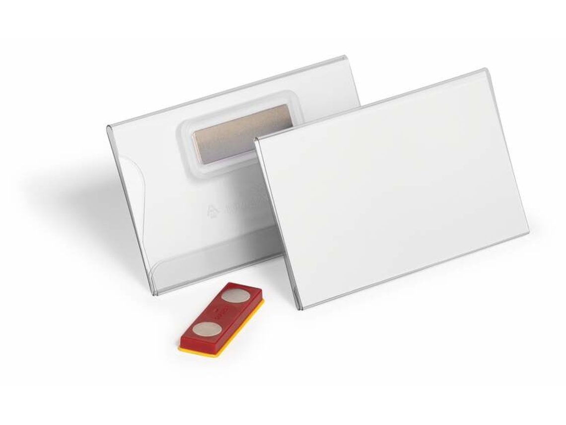 DURABLE 824419 Insignia/Pase Portaetiquetas Plástico 1 Piezas