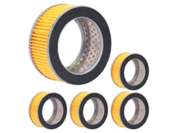 5 Elementos De Filtro Interno Para Compresor De Aire, Pistón Silencioso, 106x84x51 Mm