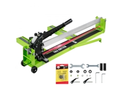 Cortadora de azulejos manual profesional de 1000 mm con guía láser y base de acero Tekmaquinas