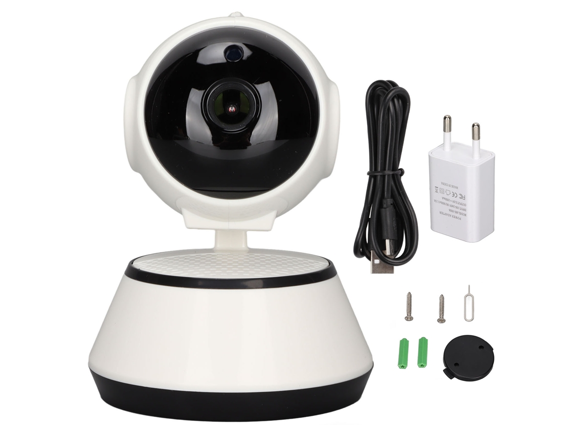 Cámara De Seguridad Inteligente Para Interiores Con Monitor Wifi Para Bebés, Perros Y Mascotas, Inalámbrica, Audio Bidireccional, Ue 100-240v