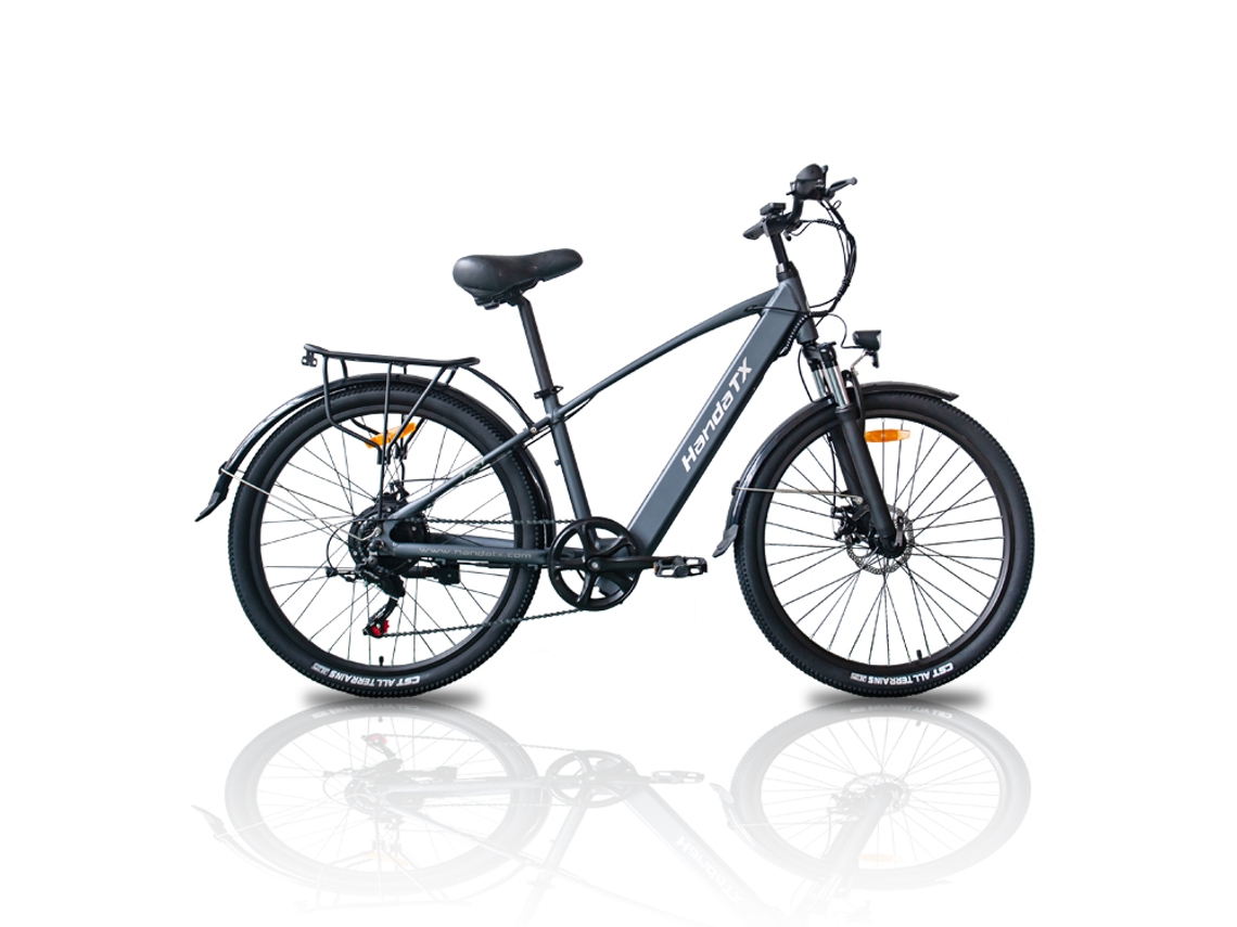 Bicicleta Eléctrica HedaTX TX1 350W, Batería Samsung 48V, Autonomía 35-50Km, Shimano 7 Velocidades