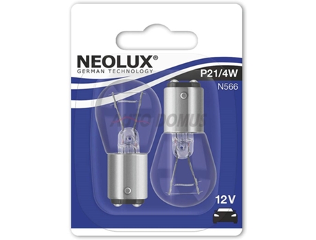 BLISTER LAMP. NEOLUX P21/4W 12V21/4W BAZ15d [2 UN]