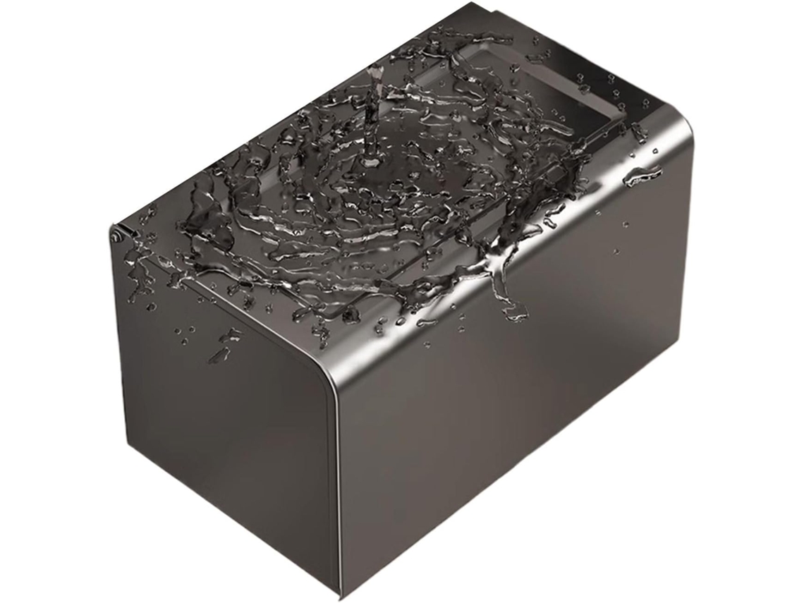 Portarrollos de papel higiénico de pared | Dispensador de toallas con soporte para móvil y estante para Gokoco