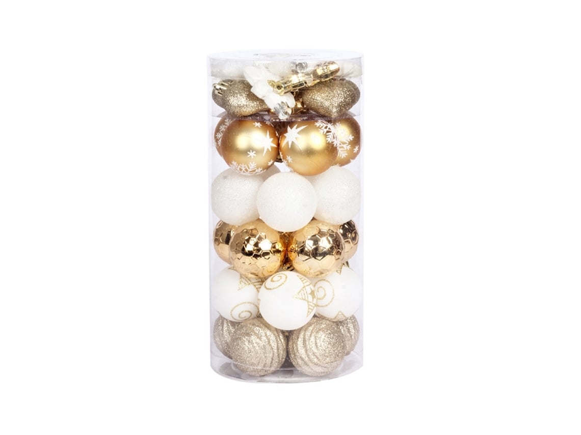 Es Un Set De Decoración Navideña. Incluye 41 Bolas Decorativas Perfectas Para Árboles De Navidad Y Decoraciones De Fiestas. Su Diseño Ergonó