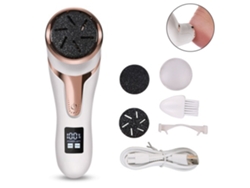 Kit Removedor Elétrico de Calos Nos Pés Ferramentas de Pedicure Recarregáveis Lixa para Os Pés com Calos Rachados e Pele Morta 