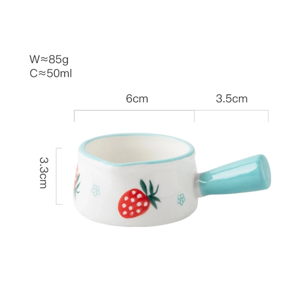 (estilo D 50 Ml) Plato Para Condimentos De Café Y Leche, Taza De Leche De Cerámica Creativa Y Bonita, 50 Ml