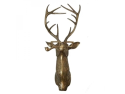 2026-escultura De Cabeza Animal En Resina Para Pared Decoración De Oficina Sala Dormitorio Regalo Ciervo