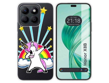 Funda Diseño Unicornio para Honor X8B TUMUNDOSMARTPHONE Multicolor