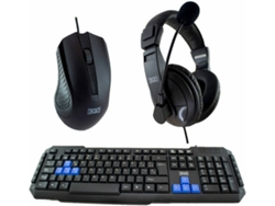 Ratón Gaming 3GO Combodrile2  + Teclado Espanhol
