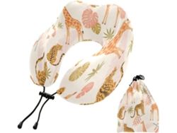 Almohada Viaje Dormir Aviones Espuma Viscoelástica Poliéster Viscoelástica. Fácilmente Soporte Fácil