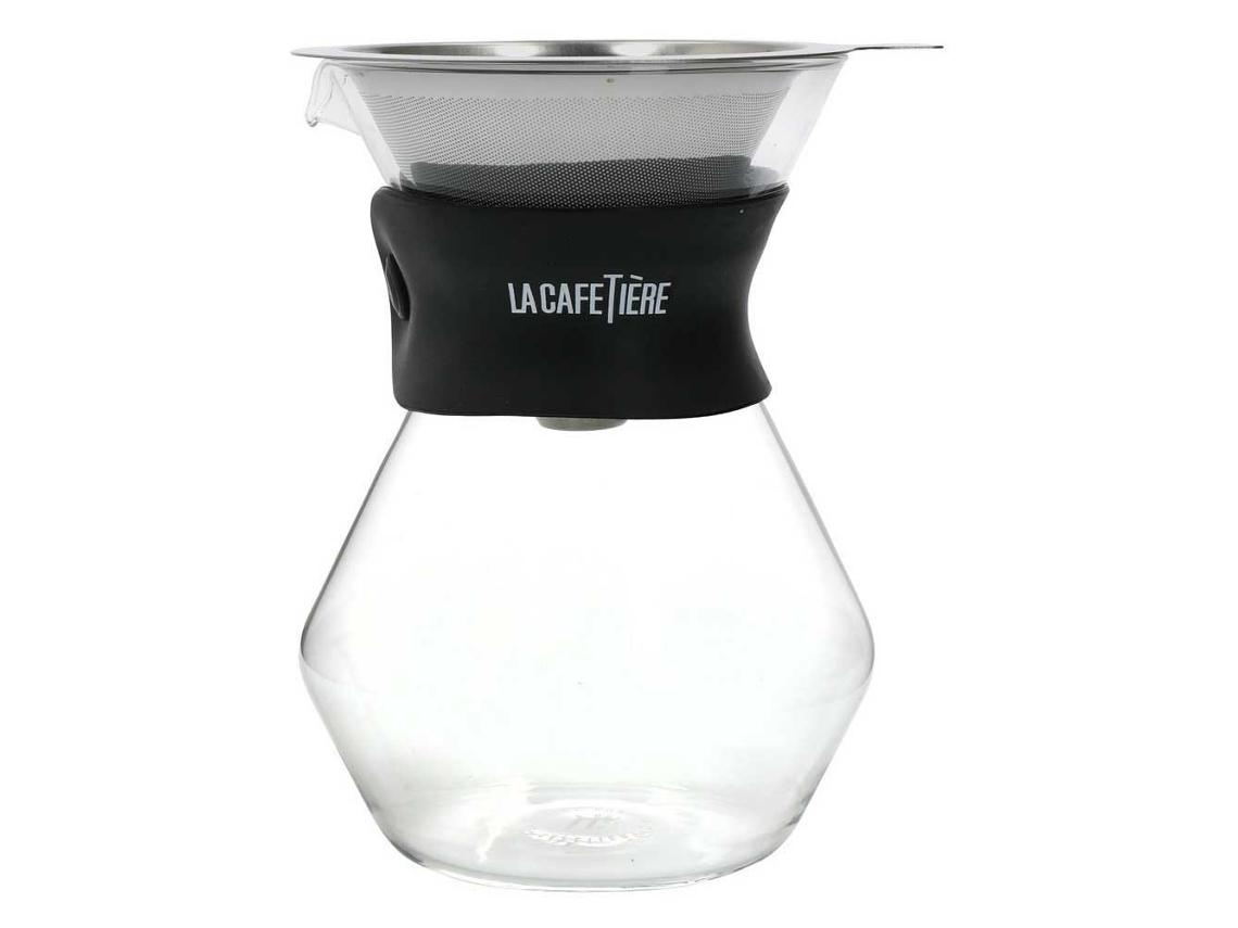 Gotejador e Jarra de Café de Vidro Transparentela Cafetiere