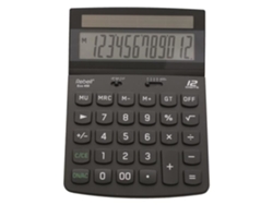 Calculadora De Mesa Ecológica 12 Dígitos Solar Negra Pantalla Amplia