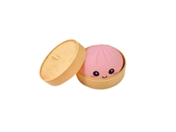 Juguete para apretar con forma de conejito rosa