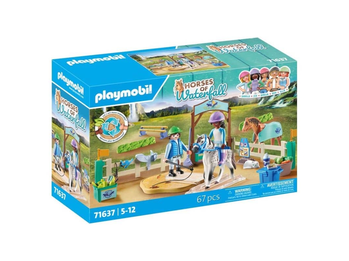 Escuela Moderna De Equitación 71637 Playmobil Caballos De Cascada A Partir De 5 Añosplaymobil
