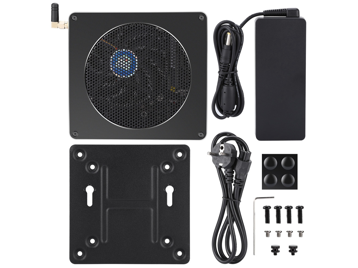 Mini PC (procesador Intel i7 8750hk, 16 GB de RAM, SSD de 512 GB)