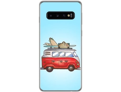 Carcasa Samsung Galaxy S10 Plus TUMUNDOSMARTPHONE Furgoneta Multicolor